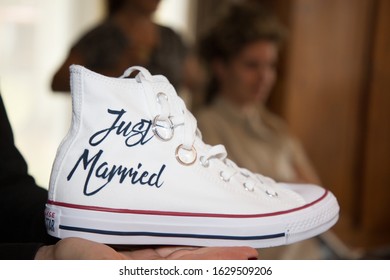 just married converse