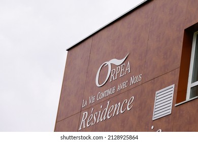 Bordeaux , Aquitaine  France - 02 24 2022 : Orpea Sign Text And Brand Logo Residence Ehpad Facade Building Retirement Home Life Goes On With Us