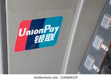 Bordeaux , Aquitaine  France - 03 27 2022 : UnionPay International Logo Brand And Sign Text China Of Chinese Financial Services Corporation Union Pay