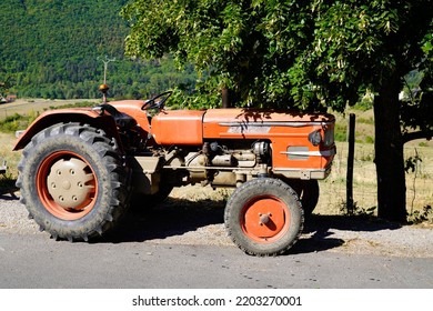 Bordeaux , Aquitaine  France - 05 09 2022 : Zetor Tractor Czech Republic Agricultural Machinery Manufacturer Of Agricultural Equipment