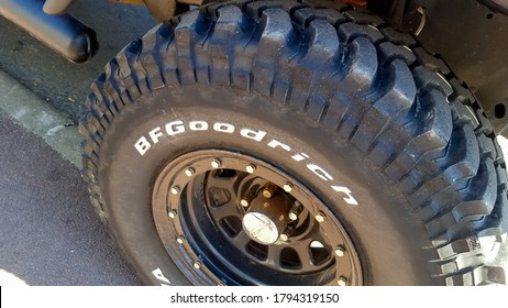 Bordeaux , Aquitaine / France - 08 04 2020 : BF Goodrich Logo And Text Sign On BFGoodrich Car Tyre