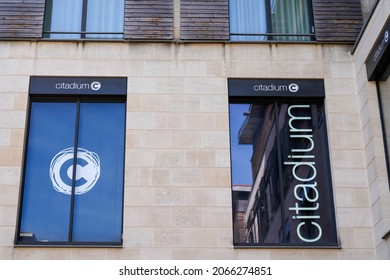 Bordeaux , Aquitaine France - 10 25 2021 : Citadium Logo Sign And Brand Text Store Of Footwear Shoes Streetwear Sport Clothing Fashion Shop