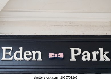 Bordeaux , Aquitaine , France - 11 21 2021 : Eden Park Sign Brand And Logo Text Of Shop Fashion Rugby Clothing