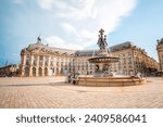 Bordeaux is a beautiful city in southwestern France. It is known for its wine, architecture, and history. This image captures the city