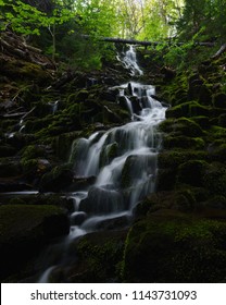 Borden Brook Falls In Blomidon Provincial Park, Nova Scotia