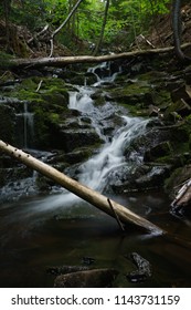 Borden Brook Falls In Blomidon Provincial Park, Nova Scotia