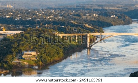 Similar – Image, Stock Photo Cross-border friendship