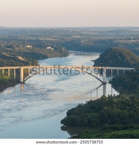 Similar – Image, Stock Photo Cross-border friendship