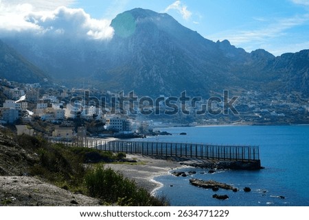 Border between Morocco and Ceuta as seen from the Ceutan side.