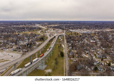 Border Crossing From Canada To USA Port Huron