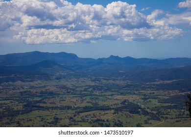 The Border Ranges National Park With Mount Warning In The Background. Rain Forest In Australia