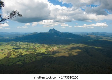 The Border Ranges National Park With Mount Warning In The Background. Rain Forest In Australia