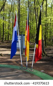 Border Tripoint Between The Netherlands, Germany And Belgium - 
Three-country Point.