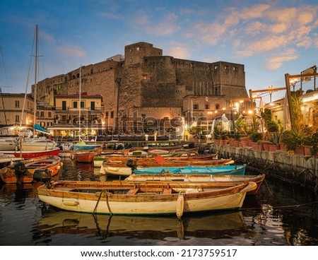 Borgo Marinari and Castel dell'Ovo (Egg Castle), Naples, Italy