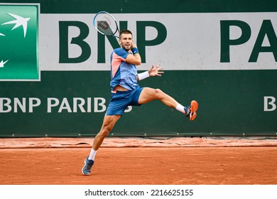 Borna Coric Of Croatia During The French Open, Grand Slam Tennis Tournament On May 25, 2022 At Roland-Garros Stadium In Paris, France.