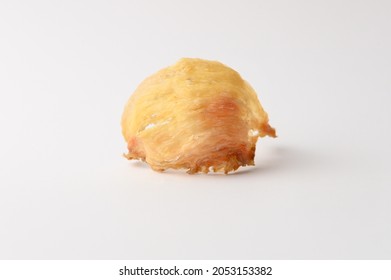 Borneo Cave Edible Bird's Nest Isolated On White Background