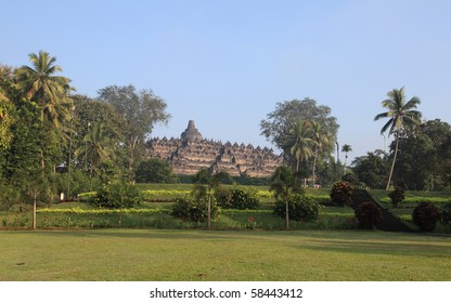 Borobodur Temple Near Jogyakarta City. Indonesia