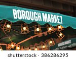 Borough market. Street food market. Outdoor.