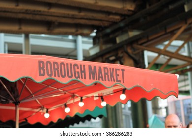 Borough market. Street food market. Outdoor market.