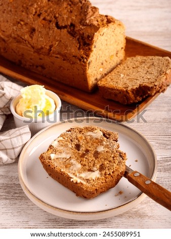 Borrowdale tea bread, fruit cake, sliced