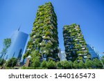 Bosco Verticale (Vertical Forest) in Milan city, Italy