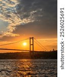 Bosphorus Bridge, 15 July Martyrs Bridge, Istanbul, Turkey, Suspension Bridge, Connecting Europe and Asia, Bosphorus Strait, Iconic Landmark, Engineering Marvel, Panoramic Views, Night Illumination