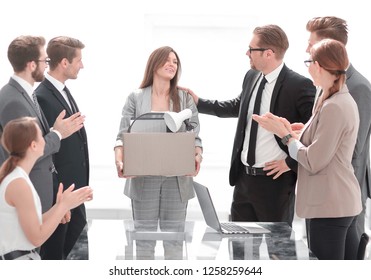 Boss And Business Team Welcome New Employee