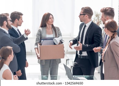 Boss And Business Team Welcome New Employee