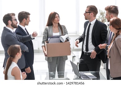 Boss And Business Team Welcome New Employee