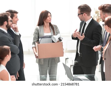 Boss And Business Team Welcome New Employee