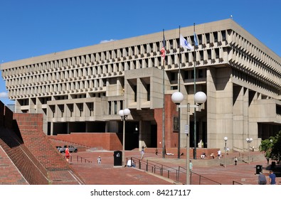 Boston City Hall In Government Center