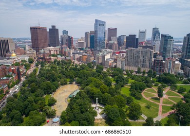 Boston Common Aerial Image