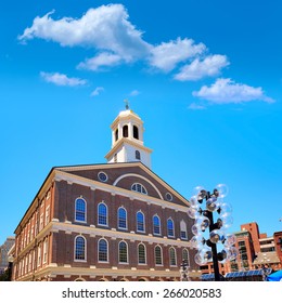 Boston Faneuil Hall Marketplace In Massachusetts USA