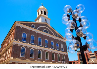 Boston Faneuil Hall Marketplace In Massachusetts USA