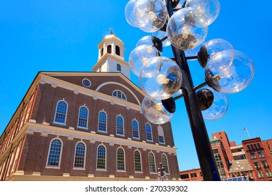 Boston Faneuil Hall Marketplace In Massachusetts USA