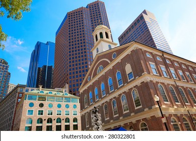 Boston Faneuil Hall Marketplace In Massachusetts USA