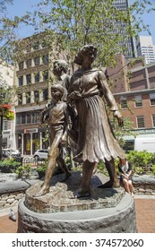 Boston Irish Famine Memorial: June 22, 2015