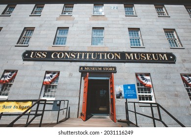 BOSTON, MA - JULY 16,2019 : USS Constitution Museum In Boston, Ma, USA.