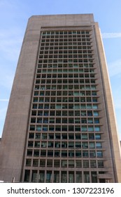 Boston, MA - March 2 2018: 177 Huntington Avenue Skyscraper In Back Bay, Boston