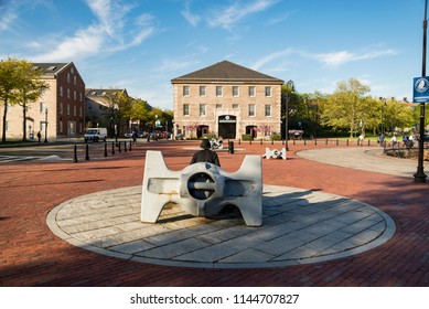 BOSTON, MA - MAY 14: View Of The USS Constitution Museum On May 14, 2018 In Boston USA