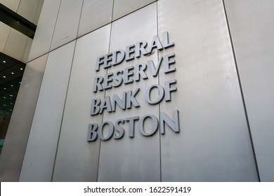 Boston MA USA - Jan 19 2020 - Federal Reserve Bank Of Boston