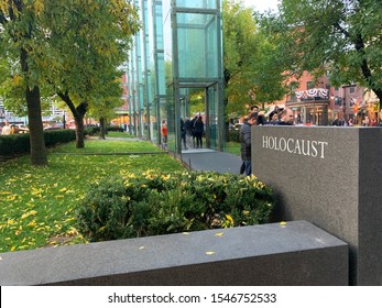 Boston, Massachusetts / USA - 2019: Boston Holocaust Memorial 