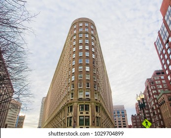 Boston, Massachusetts/united States -
 2/11/2018: Boston Cityscape Viewed From Park Plaza