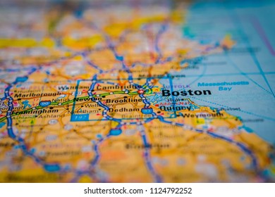 Boston On USA Map