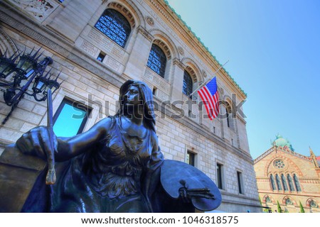 Boston, Public Library facing Copley Square
