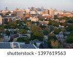 Boston skyline from Peabody Terrace - Cambrige