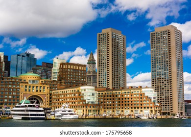 The Boston Skyline, Seen From Across Fort Point Channel.