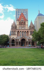 Boston Trinity Church At Copley Square