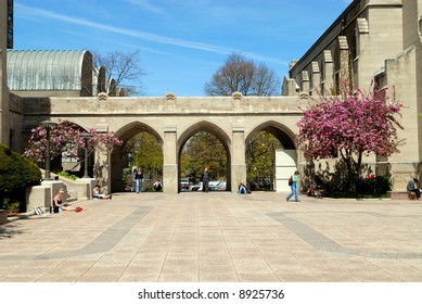 Boston University In Mid Spring