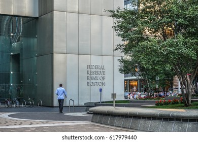 BOSTON, USA - AUGUST 18, 2016: Federal Reserve Bank Of Boston